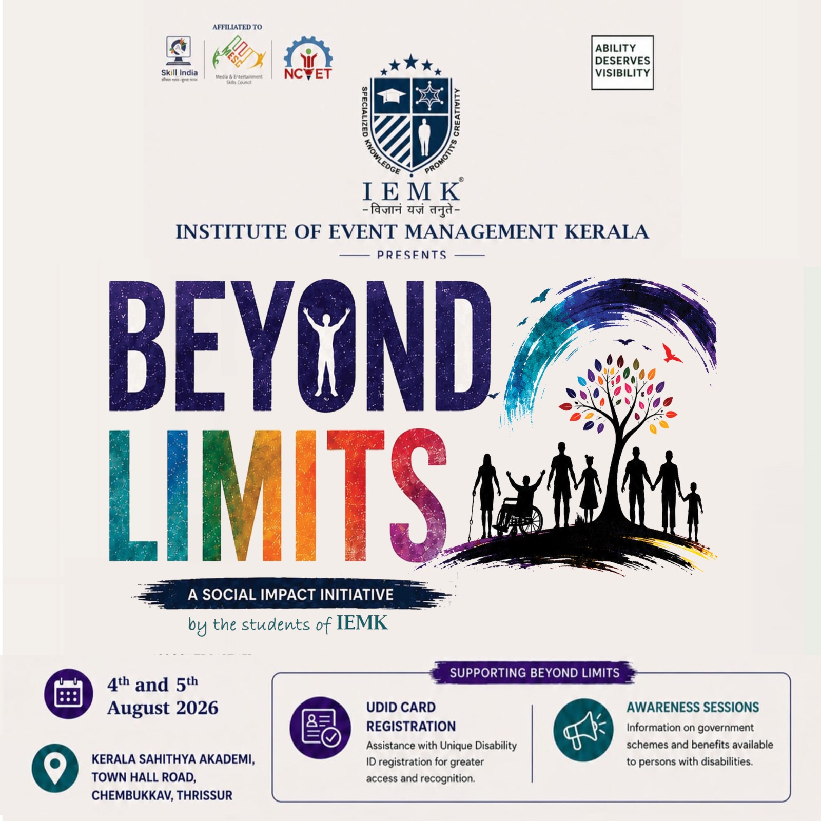 Beyond Limits — Official Event Poster by IEMK